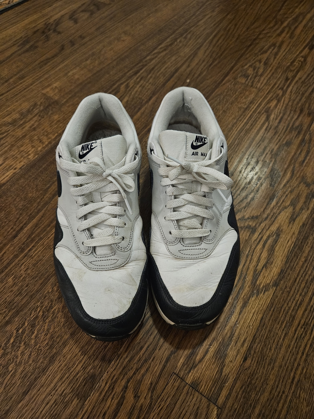 Nike Air Max White and Black Sneakers